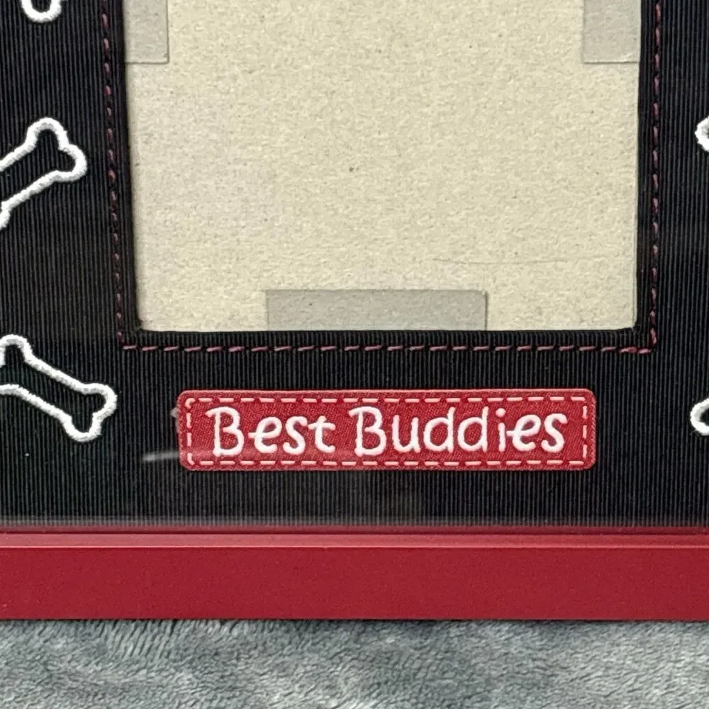 “Best Buddies” - 4”X6” Frame Black & Red Dog, Bones Sonoma Kohls